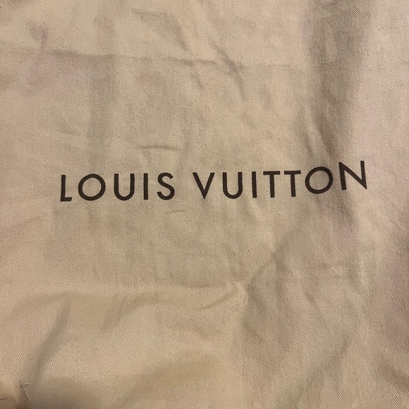 Louis Vuitton Authentic Beige Dust Bag Drawstring Storage Pouch - Picture 2 of 11